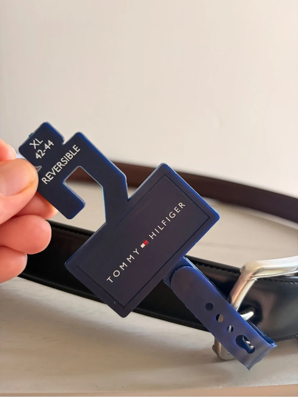 Tommy Hilfiger reversible leather